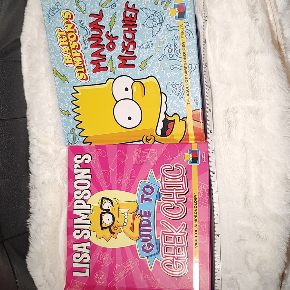 Bart Simpson's Manual Of Mischief & Lisa Simpson's Guide To Geek Chic Books